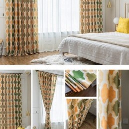 Modern Curtain Made to Measure Curtain Honeycomb Pattern Home