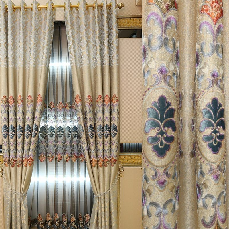 Modern Curtain Made to Measure Curtain Embroidery Decorative