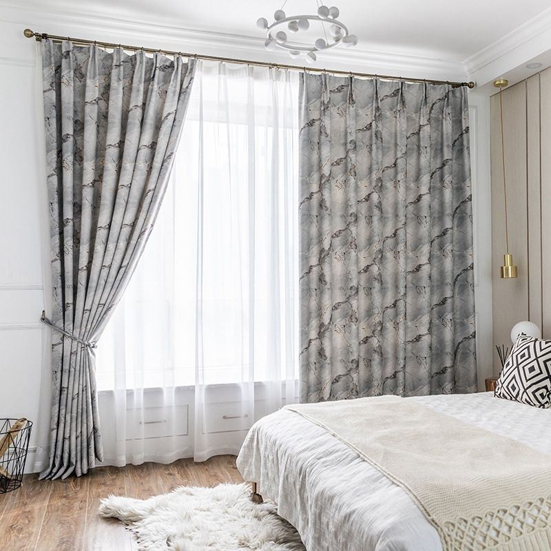 Modern Curtain Made to Measure Curtain Marble Pattern Home