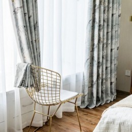 Modern Curtain Made to Measure Curtain Marble Pattern Home