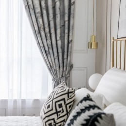 Modern Curtain Made to Measure Curtain Marble Pattern Home