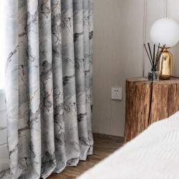 Modern Curtain Made to Measure Curtain Marble Pattern Home