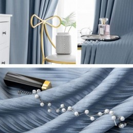 Home Curtain Made to Measure Curtain Nordic Style Solid Color