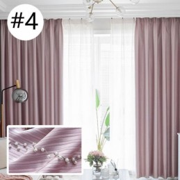 Home Curtain Made to Measure Curtain Nordic Style Solid Color