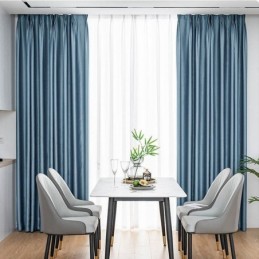 Home Curtain Made to Measure Curtain Nordic Style Solid Color