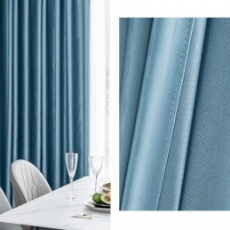 Home Curtain Made to Measure Curtain Nordic Style Solid Color