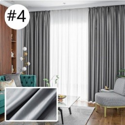 Home Curtain Made to Measure Curtain Nordic Style Solid Color