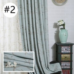 Blackout Curtain Made to Measure Curtain Cotton Linen Embroidery Wheat