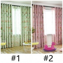 Lovely Icecream Printing Curtain Made to Measure Curtain Modern Blackout Drapes For Kids Bedroom