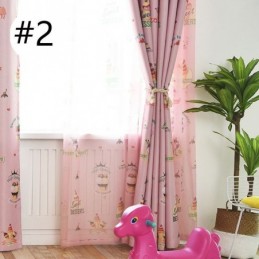 Lovely Icecream Printing Curtain Made to Measure Curtain Modern Blackout Drapes For Kids Bedroom