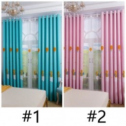 Hot Air Balloon Embroiderd Window Blackout Curtains For Kids Room