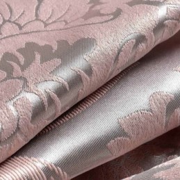 European Rural Curtain Made to Measure Curtain Pink Jacquard Bedroom Blackout Fabric