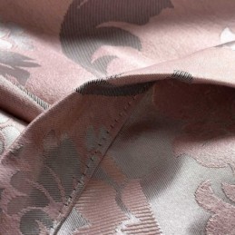 European Rural Curtain Made to Measure Curtain Pink Jacquard Bedroom Blackout Fabric