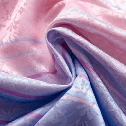 Modern Jacquard Curtains Gradient Colorful Stripe Curtain Made to Measure Curtain For Girl Bedroom