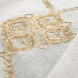 Nordic Sheer Curtains Diamond Pattern Window For Living Room Bedroom