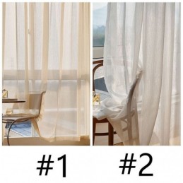 Modern Jacquard Window Screen Tulle Curtain Made to Measure Curtain For Living Room Bedroom