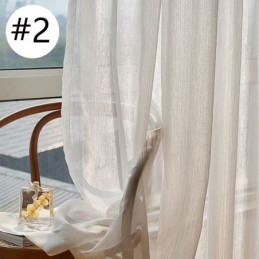 Modern Jacquard Window Screen Tulle Curtain Made to Measure Curtain For Living Room Bedroom