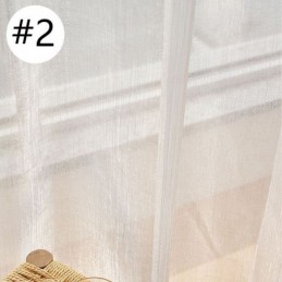 Modern Jacquard Window Screen Tulle Curtain Made to Measure Curtain For Living Room Bedroom