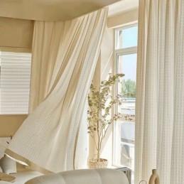 Plaid Jacquard Tulle...