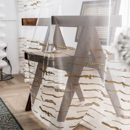 Modern Voile Tulle Curtain Made to Measure Curtain White Sheer For Living Room Bedroom