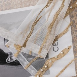 Modern Voile Tulle Curtain Made to Measure Curtain White Sheer For Living Room Bedroom