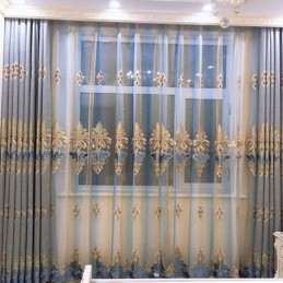 European Embroidered Curtains Window Screen Tulle For Living Room Bedroom Villa