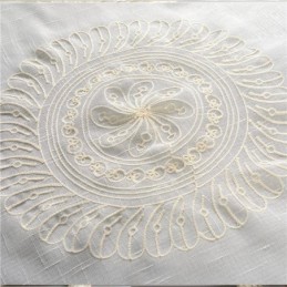 Flower Embroidered Tulle Curtains Sheer Window Screen For Living Room Bedroom