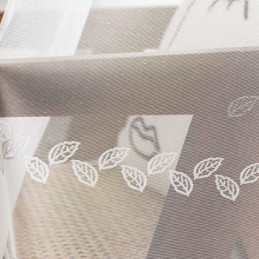 Modern Floral Design Curtain Made to Measure Curtain Tulle Window Sheer For Living Room Bedroom