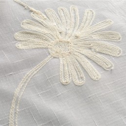 Luxury Embroidered Leaves Tulle Sheer Curtain Made to Measure Curtain For Living Room Bedroom