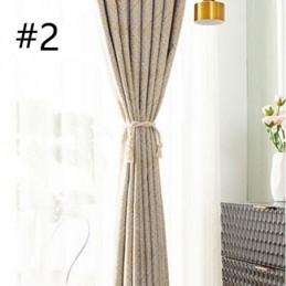 Luxury Geometric Curtain Made to Measure Curtain Jacquard Blackout Curtains For Living Room Bedroom