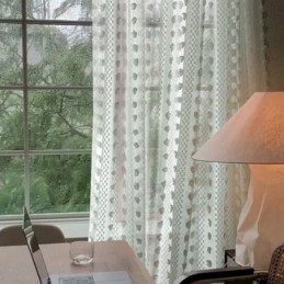 Nordic Embossed Sheer Curtain Made to Measure Curtain Tulle Living Room Bedroom