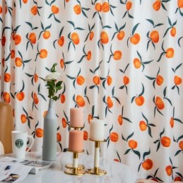 Curtain Made to Measure Curtain Nordic Style Fruit Printed