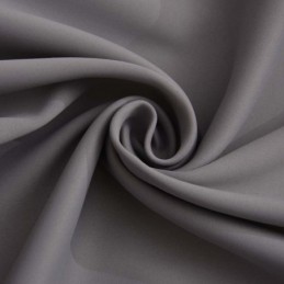 Modern Grey Blackout Curtain Made to Measure Curtain Solid Color Silk Imitation Living Room Bedroom Fabric