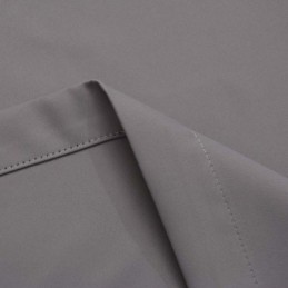 Modern Grey Blackout Curtain Made to Measure Curtain Solid Color Silk Imitation Living Room Bedroom Fabric