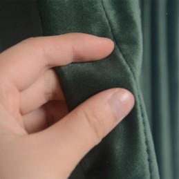 Max Blackout Curtain Made to Measure Curtain Velvet Imitation Dark Solid Color Bedroom
