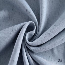 Flax Blackout Curtain Made to Measure Curtain Solid Color Environmental Protection Room Darkening