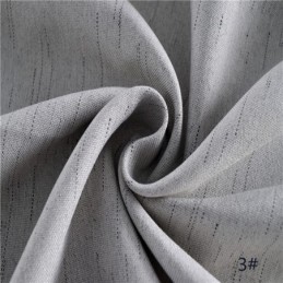 Flax Blackout Curtain Made to Measure Curtain Solid Color Environmental Protection Room Darkening