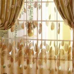 Modern Sheer Curtain Made to Measure Curtain Minimalist Jacquard Living Room