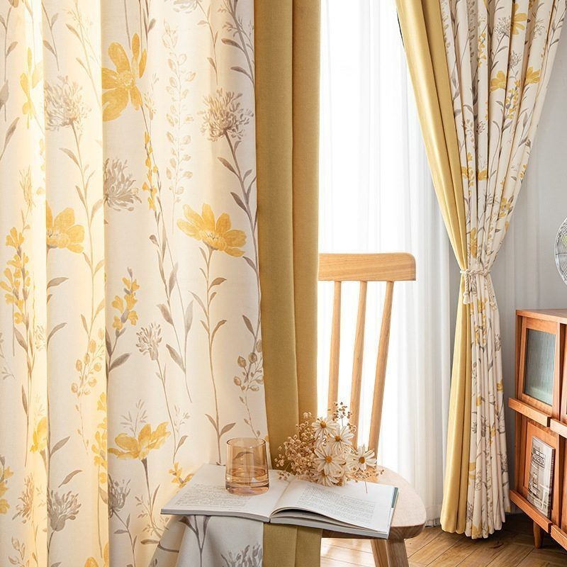 Chevron Blackout Curtains American Flower Mosaic