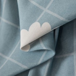 Cotton Curtain Made to Measure Curtain Floral Printed Nordic Style