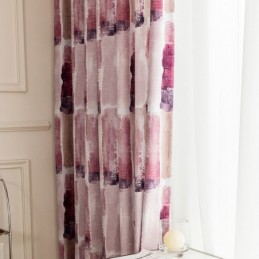Blackout Curtains Nordic Chenille Printed