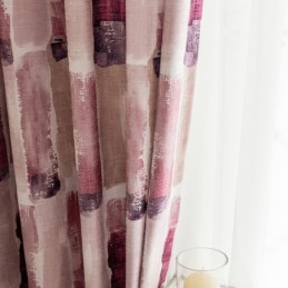 Blackout Curtains Nordic Chenille Printed