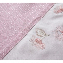 Nordic Blackout Curtains Floral Embroidery For Living Room Bedroom