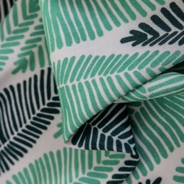 Leaf Printeded Curtain Made to Measure Curtain Nordic Style Cotton