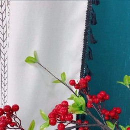 Printed Linen Curtain Made to Measure Curtain Nordic Style For Living Room And Bedroom