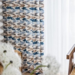 Cotton Curtain Made to Measure Curtain Nordic Style Printed