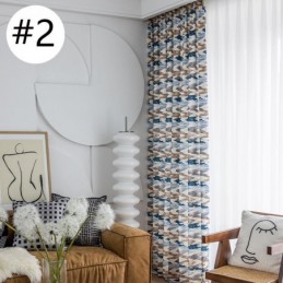 Cotton Curtain Made to Measure Curtain Nordic Style Printed
