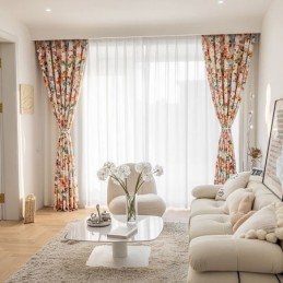 Curtain Made to Measure Curtain Plant Printed American Style