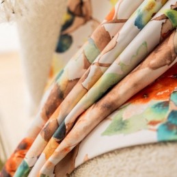 Curtain Made to Measure Curtain Plant Printed American Style