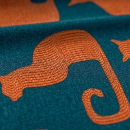 Cotton Curtain Made to Measure Curtain Kitten Printed Nordic Style